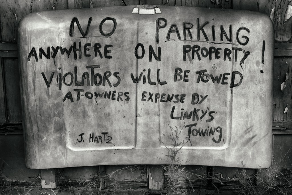 no parking hood