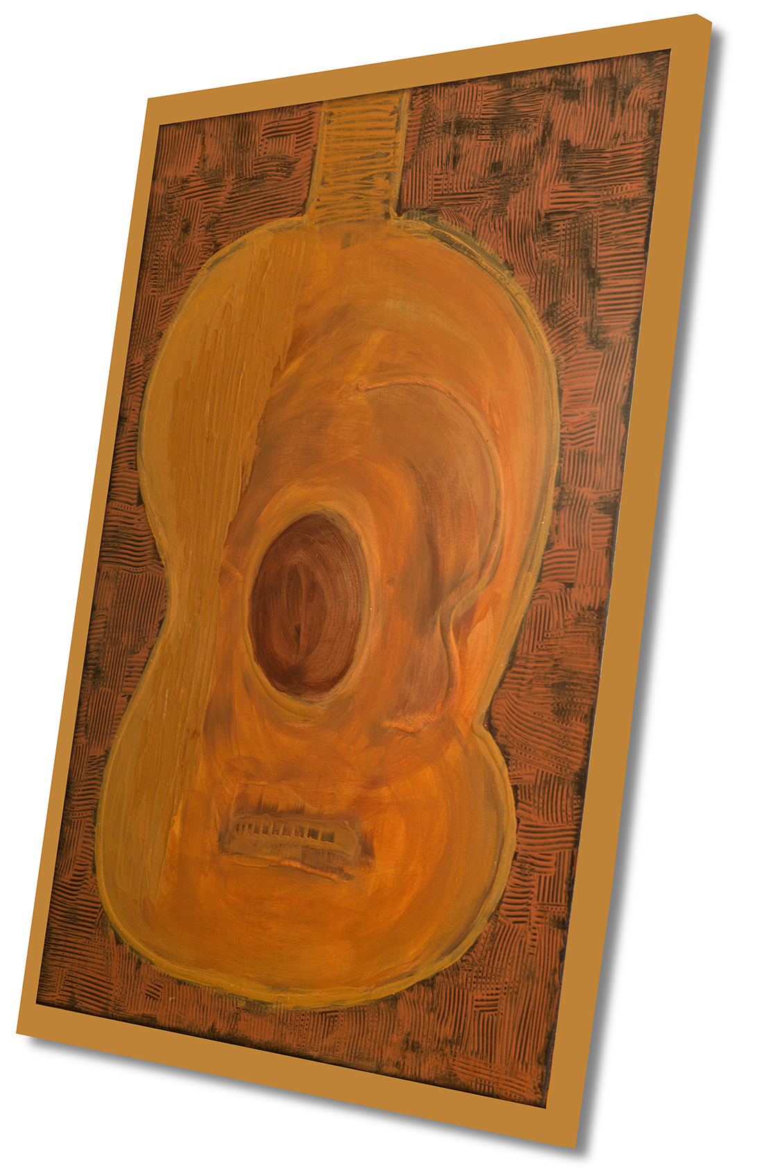 "Sad Guitar" - Acrylic, mixed media on canvas